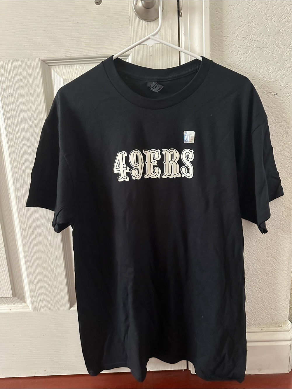 Gildan Black 49ERS Short Sleeve Graphic Tee